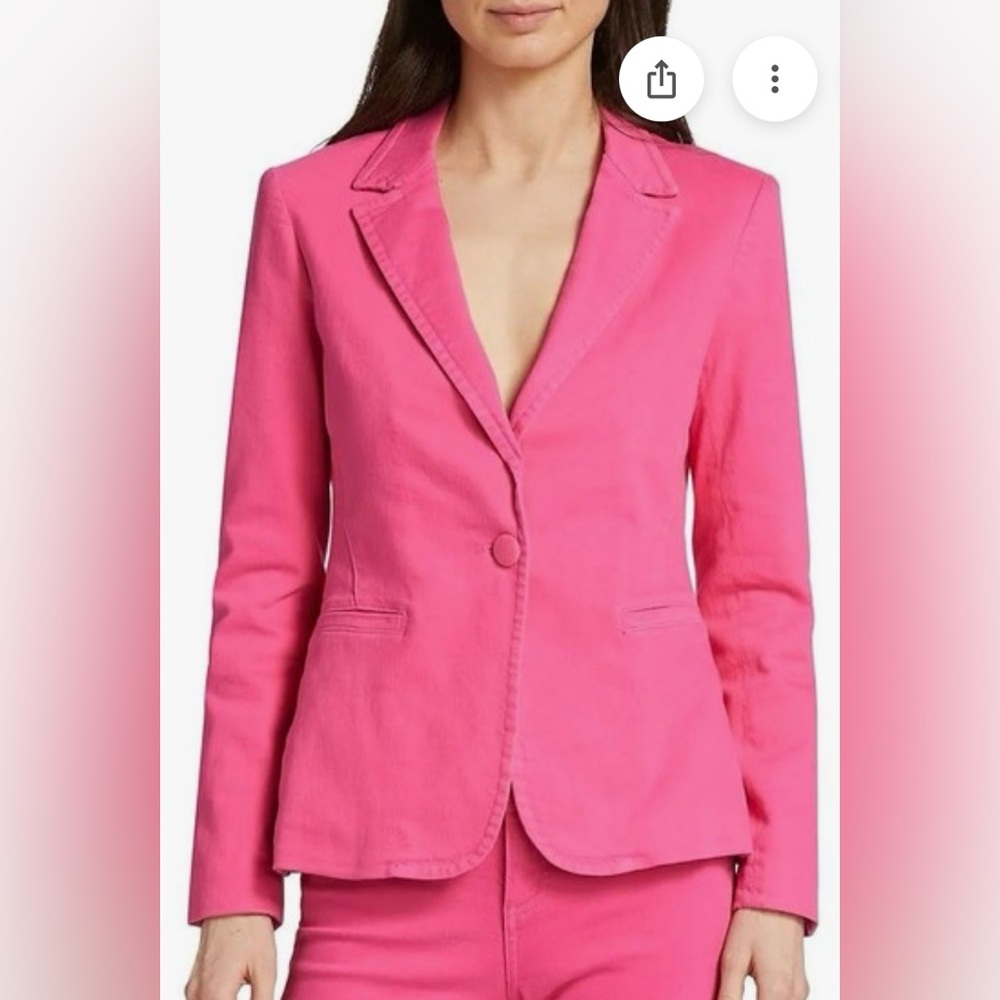 Alice + Olivia Macey Pink Blazer